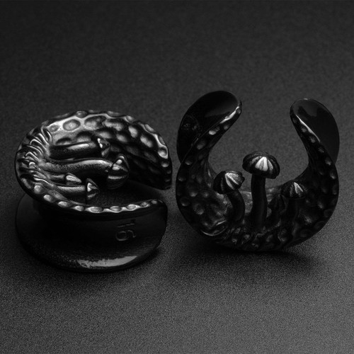 Trio mushroom black pvd - mushroom, saddle