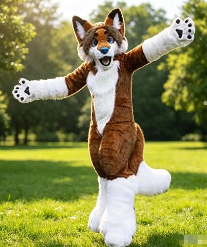Long fur husky - husky, fox