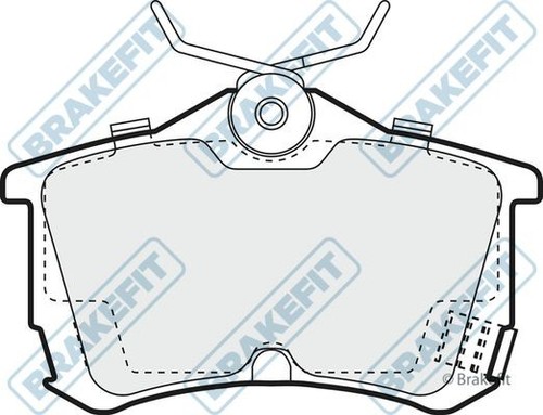 Apec rear brake pad - set, for
