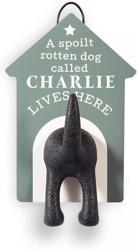 Personalised dog lead hook - dog,