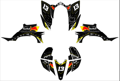 Custom decals kit for - custom, yamaha
