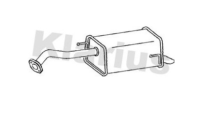 Klarius exhaust fits nissan - exhaust,