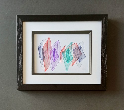 Abstract art framed gillian - abstract,