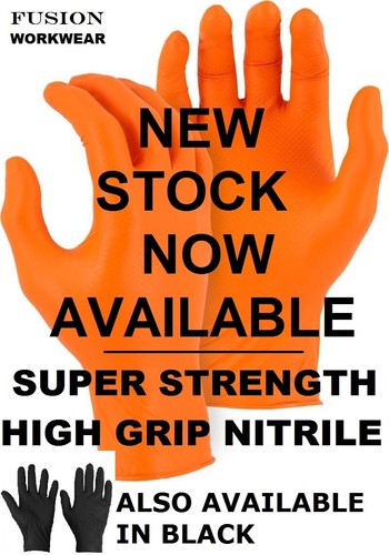 Orange mechanics gloves heavy - orange,
