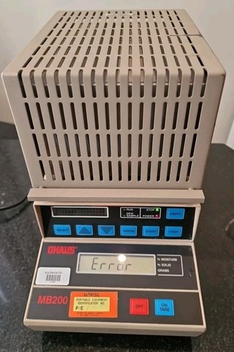 Ohaus mb200 moisture - ohaus,