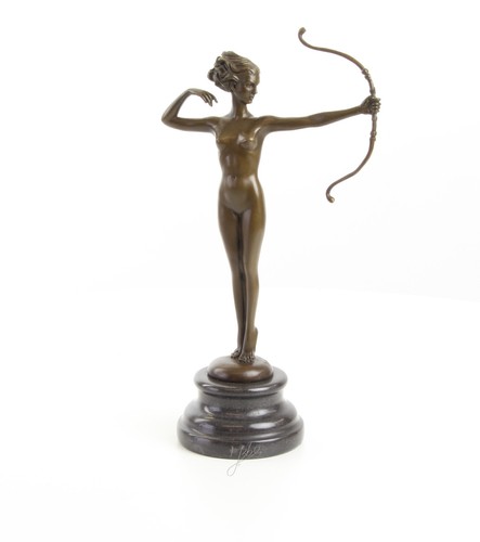 Bronze sculpture diana the - bronze,