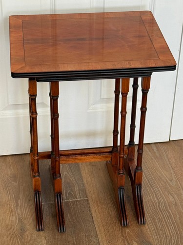 Yew wood veneer top - wood,