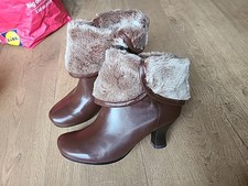 Hush puppies brown leather fur - hush,