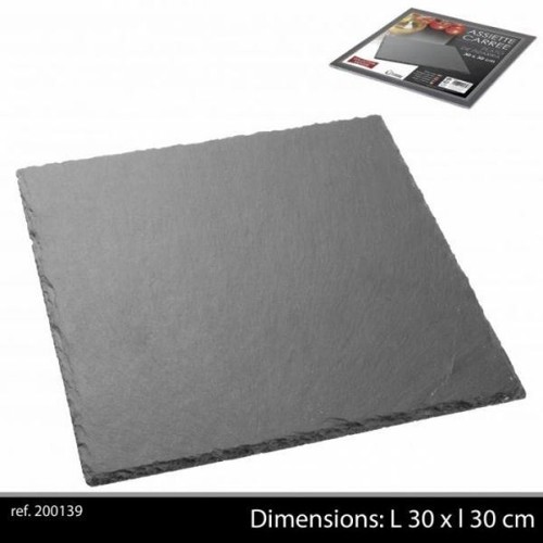 Slate square serving platter - serving,