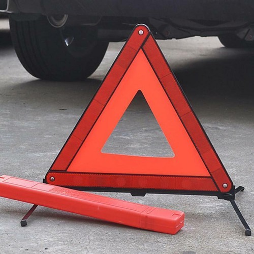 Large warning car triangle - large,