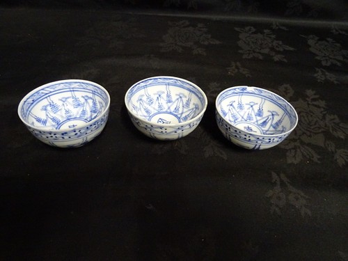 Antique asian blue - &, white