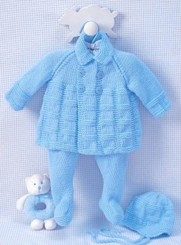 Baby knitting pattern matinee - pattern,