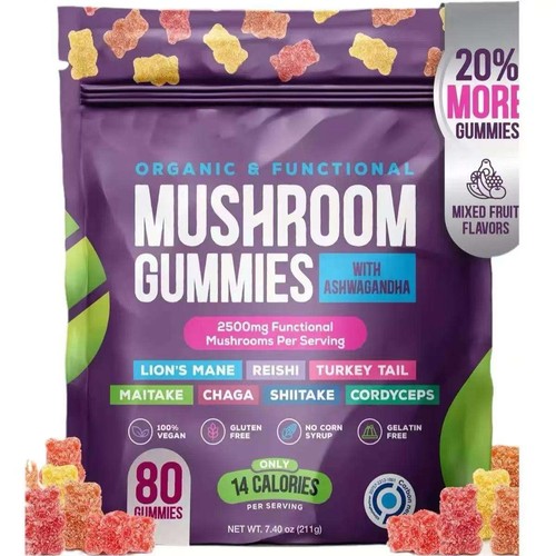 Mushroom gummies 2500mg - gummies, 80