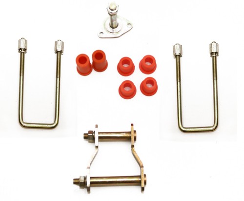 Front leaf spring fitting kit - spring,