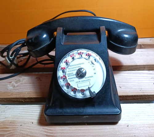 French phone bakelite - french,