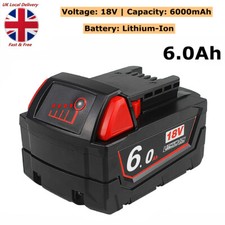 18V 6.0Ah Li-ion Battery for