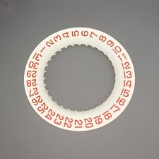 Wrist Watch White date disc