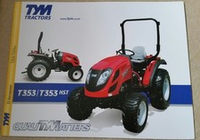 TYM T353 T353 HST TRACTOR SALES BROCHURE