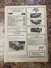 1924 ROLLS ROYCE 20 HP TOURER C NO GDK 21 BODY 1001 1975 ADVERT A4 FILE A
