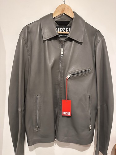 Diesel leather jacket lambskin - diesel,