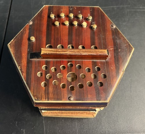Vintage concertina squeezebox - vintage,