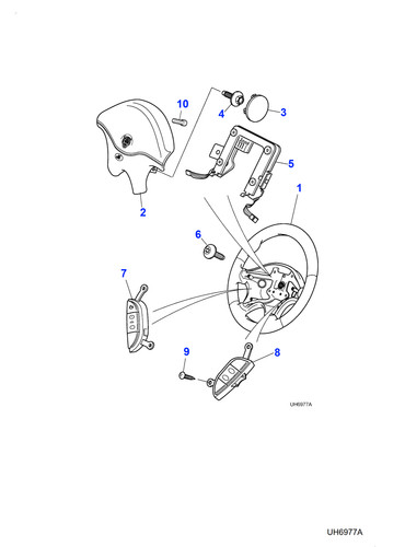 Jaguar cruise control - control, switch