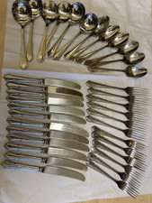 Dubarry Stainless Steel Cutlery 6 Settings 36 Pieces Used