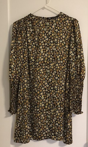 Zara floral long sleeve dress - zara,