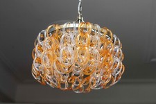 Murano Glass Pendant Chandelier Hand Made Glass Pieces commissioned by Bvlgari.