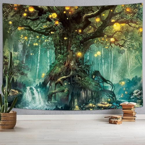 Fantasy forest wall art extra - art,