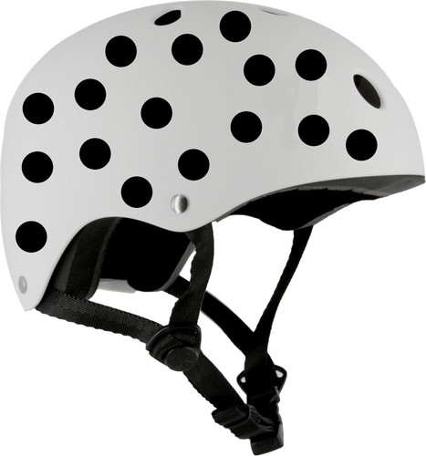 Ski helmet polka dots vinyl - polka,