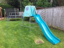 TP Explorer Metal Climbing Frame With Den, Slide And Jungle Run