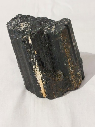 Black tourmaline crystal - black,