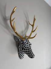 Black White Checkered Stag