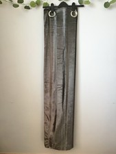 Karina Bailey Inspired Modern Silver Sparkle Blackout Curtains, Eyelet, Ring Top