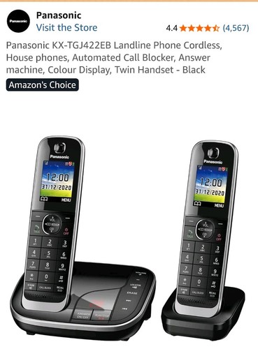 Panasonic tgj422eb landline - panasonic,