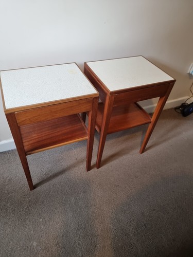 Vintage remploy teak bedside - remploy,