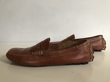 Bass Premium Collection Tan Leather 'Fairlane' Loafer-Driving Shoes - UK 10