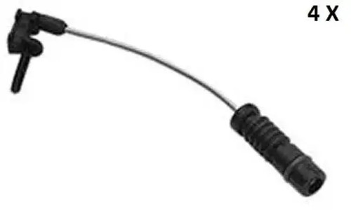 Brake pad wear sensor disc - wear,