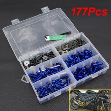 177x Blue Fairing Bolts