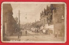 LANCASHIRE RAWTENSTALL  BANK ST. RP pu 1918                   ROSSENDALE VALLEY