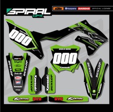 Custom MX Graphics Kit Kawasaki KXF 250 450 Factory Style Kit 2022 ALL YEARS