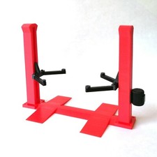 Miniature 2 Post Car Lift 1/43rd Scale Adjustable Height Arms, Garage