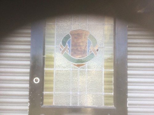 1930s front door - stained, glass