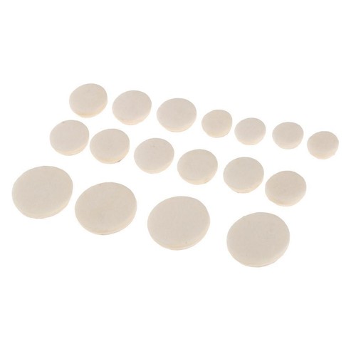Pieces clarinet key pads - 17,