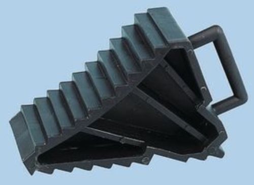 Caravan wheel chock black - wheel,