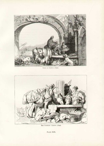 Original old antique print - original,