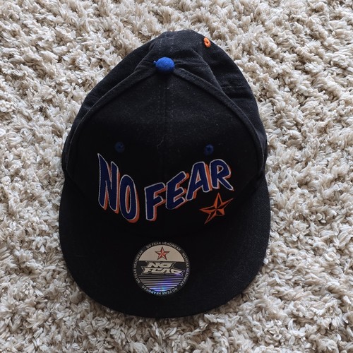 Fear snapback black cap - no,
