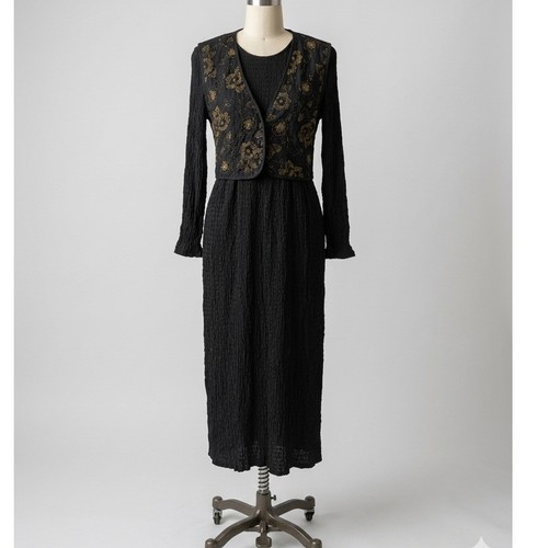 Vintage 90s black - black, gold