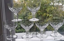 Set of 6 Stuart Crystal